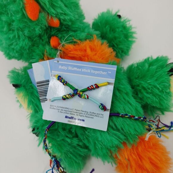 Baby Stuffies Igby Iguana & Friendship Bracelet Green 12" Toy Plush Toy - Picture 5 of 11